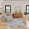 Nourison Washable Imagination Skater Non Skid Woven Area Rug Blue - 4 of 4