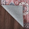 Coucheta Washable Area Rug - Vintage Distressed Rug, Low Pile Non-Slip Carpet for Living Room & Dining Room, Fade & Stain Resistant - 4 of 4