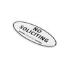 Unique Bargains Smooth Self-Adhesive Decor Home Business No Soliciting Sign - 3 of 4