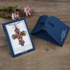 Anna-Kaci Colorful Stained Glass Rhinestone Cross Pendant Necklace Gift Message Card & Envelope Faith Jewelry Gifts - 4 of 4