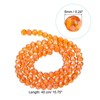 Unique Bargains Sparkly Faceted Durable Waterproof Loose Small Round Beads 10 Pcs - 2 of 4