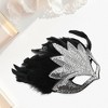Unique Bargains Sequined Feathers Party Mask 1 Pc - 4 of 4