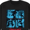 Men's - Gremlins - 2 The New Batch Gizmo George Greta Strip Graphic Fleece Sweatshirt - 2 of 4