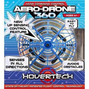 Top Secret Toys HoverTech Aero-Drone 360 - Advanced 4-Rotor Hand-Controlled Stunt Drone, Ages 6+ - 1 of 4