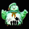 Juniors Womens Ghostbusters Halloween Stay Puft Marshmallow Man Cowl Neck Sweatshirt - 2 of 4