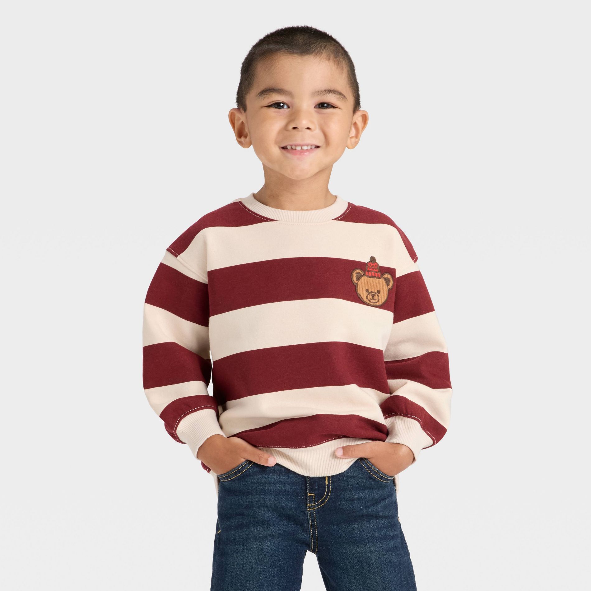 Toddler Boys' Holiday Sweatshirt - Cat & Jack™