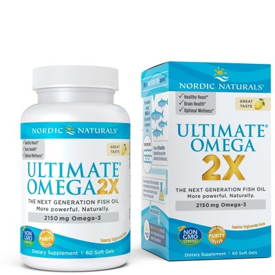 Nordic Naturals Ultimate Omega 2x Extra Omega For Heart Brain