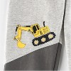 MyKids-USA Children Boys Excavator Descending Cartoon Sports Trousers With Pockets - 3 of 4