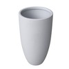LeisureMod Crete Fiberstone Tapered Round Planter Pot with Drainage Holes for Indoor/Outdoor Use - 4 of 4