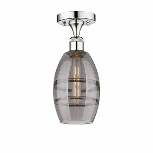 Vaz - 1 Light Semi-Flush Mount In Industrial Style-8.25 Inches Tall and 5.88 Inches Wide - 1 of 1