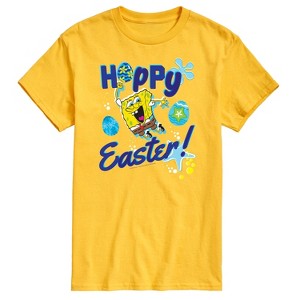 Men's - SpongeBob Squarepants - Hoppy Easter Short Sleeve Graphic T-Shirt - 1 of 4