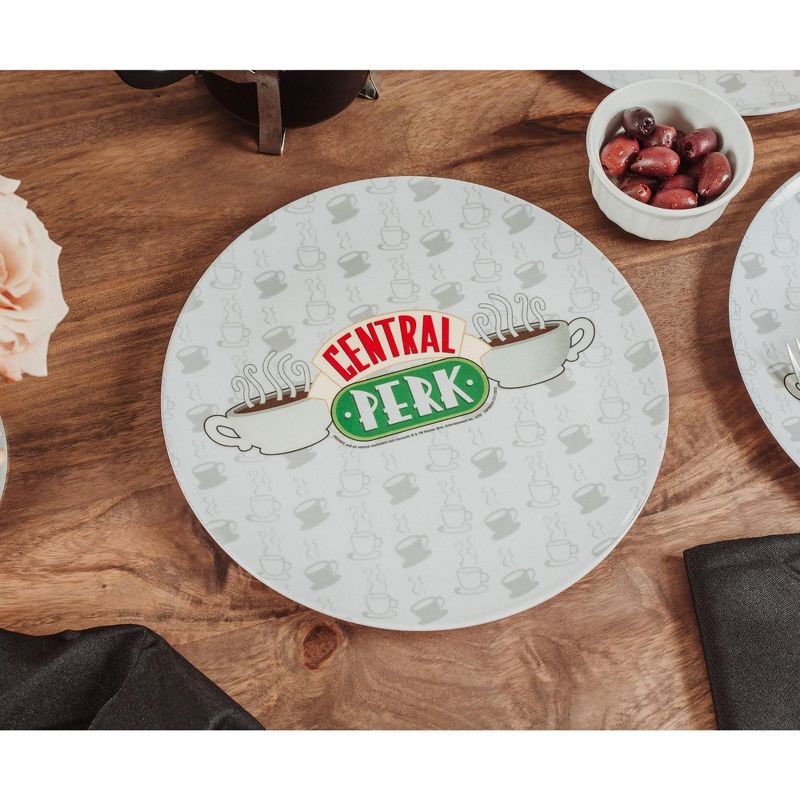 Silver Buffalo Friends Central Perk Logo 10-Inch Melamine Dinner Plates | Set of 4, 3 of 7