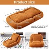 Folding Teddy Lounge Chair with 5 Adjustable Positions for Floor Gaming,Reading or Meditation-Cuddlewood - 4 of 4