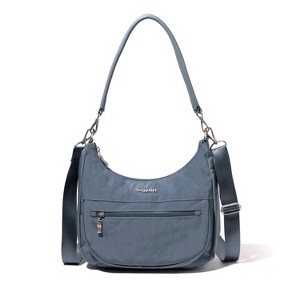 baggallini Women's Modern Pocket Half Moon Shoulder Bag with Crossbody Strap - 1 of 4