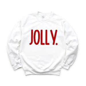 Simply Sage Market Women's Graphic Sweatshirt Jolly Bold Puff Print - 1 of 4