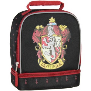 Harry Potter Lunch Box - Gryffindor, Slytherin, Ravenclaw, Hufflepuff Tote Bag - 1 of 4