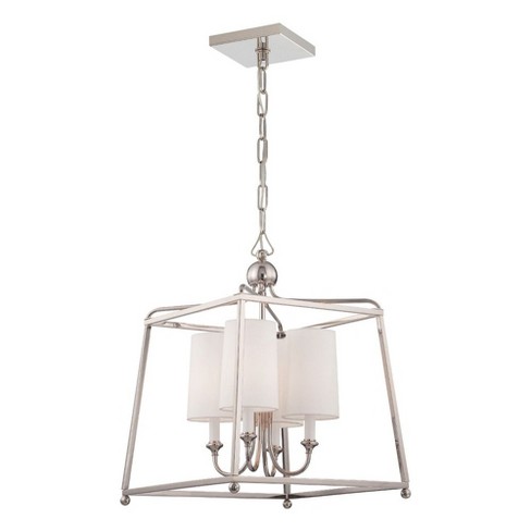 Crystorama Lighting Sylvan 4 - Light Chandelier in  Polished Nickel - image 1 of 4