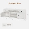 Farmhouse TV Stand for 75/80 Inch TVs - 2 of 4