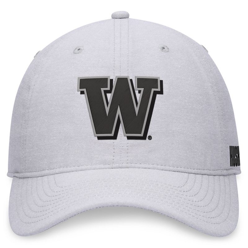 NCAA Washington Huskies Unstructured Chambray Cotton Hat, 2 of 5