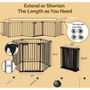Baby Gate Extra Wide, Dog Gate For Doorways Stairs, Adjustable Safety Door With Child Proof Double Locking System,150 Inch - 2 of 4