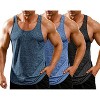 COOFANDY Men's 3 Pack Gym Tank Tops Y-Back Workout Muscle Tee Training Bodybuilding Fitness Sleeveless T Shirts - 4 of 4