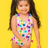 RuffleButts Girls UPF50+ Sun Protected Cross-Back One Piece - 2 of 4