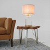 Aortzio 21"H Warm Table Lamps,Bedside Lamp with Glass Body - 3 of 4