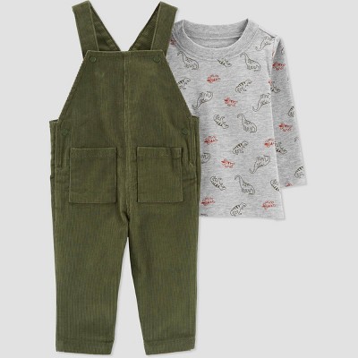 Carter's Just One You® Baby Boys' Dino Top & Bottom Set - Gray 3M
