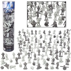 Space & Astronaut Action Figure Toy Playset- 100+ Pcs with 11 Characters- Astronauts, Rockets, & More- Great for Party Favors, Decorations, Dioramas - 1 of 3