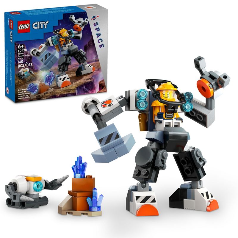 LEGO City Space Construction Mech Suit Toy 60428, 1 of 8