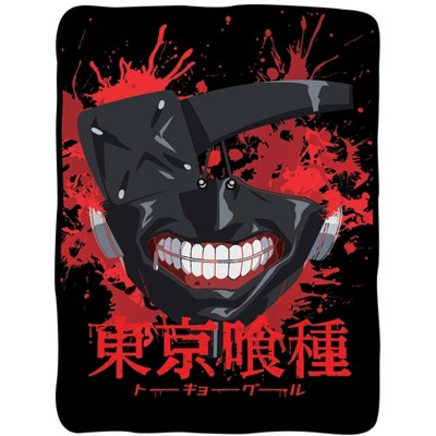 Tokyo Ghoul Ken Kaneki Anime Blanket 46" X 60" Flannel Fleece Throw