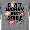 Boys' - Disney - Don't Worry Just Just Smile Long Sleeve Graphic T-Shirt - 2 of 4