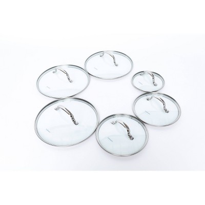 Cuisinart 14-Piece Hard Anodized Non-Stick Cookware Set with Glass Lids