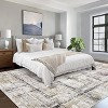 Machine Washable Rug Soft Modern Abstract Non-Slip Non-Shedding Neutral Farmhouse Rug for Living Room Bedroom - 4 of 4