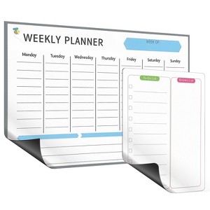 Garnen Fridge Calendar Magnet, Weekly and Daily To-Do List Planner Set, Magnetic Calendar for Refrigerator, Magnetic Dry Erase Calendar for Fridge - 1 of 4