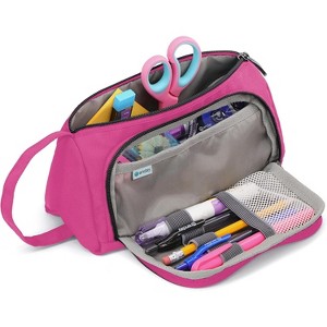 Enday Big Capacity Pencil Case, 3 Compartments Pencil Bags with Zipper - 1 of 1