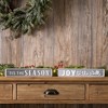 Melrose Metal Holiday Sentiment Sign (Set of 2) - 2 of 4