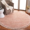 Easy Care ECR217 Handmade Woven Area Rug - Pink - 6'-0" x 6'-0" Round - Safavieh - 2 of 3