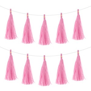 Unique Bargains Party Paper Tassel Garland Banner DIY Kits 25 Pcs - 1 of 4