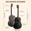 Whizmax Acoustic Guitar,41"Acoustic Guitar Kit Full Size Dreadnought Acustica Guitarra Bundle for Beginner Adult Teen - 4 of 4