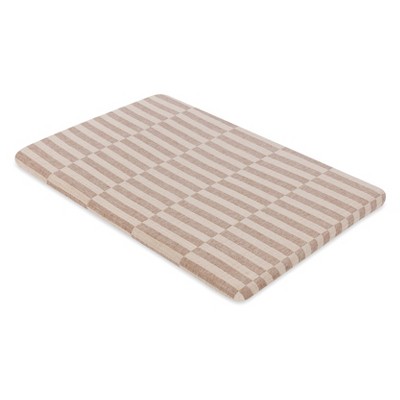 Organic Cotton Cocoa Stripe Muslin Bassinet Sheet
