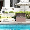 Acoinel Waterproof Deck Box for Outdoor Storage,Brown - 2 of 4
