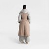 KBB by KAHLANA Women's 'The Sweatshirt Trench Coat' - Khaki/Heather Gray - 2 of 3