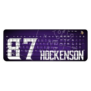 NFL Minnesota Vikings Players Game Tactic Wireless USB Keyboard - 1 of 4