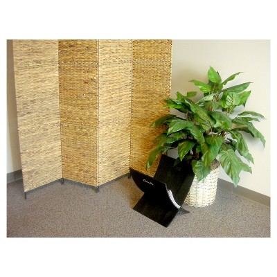 Jakarta Natural Water Hyacinth 4-Panel Folding Screen
