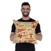 NCAA Texas Longhorns Mapping Woven Pillow - image 4 of 4