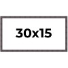 PosterPalooza | Panoramic Slim Profile Brown Picture Frame - UV Acrylic, Foam Board Backing, Hanging Hardware - 2 of 4