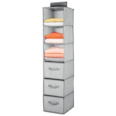 Wethinkstorage 12 X 12 X 42 Foldable 6-shelf Hanging Closet Organizers :  Target