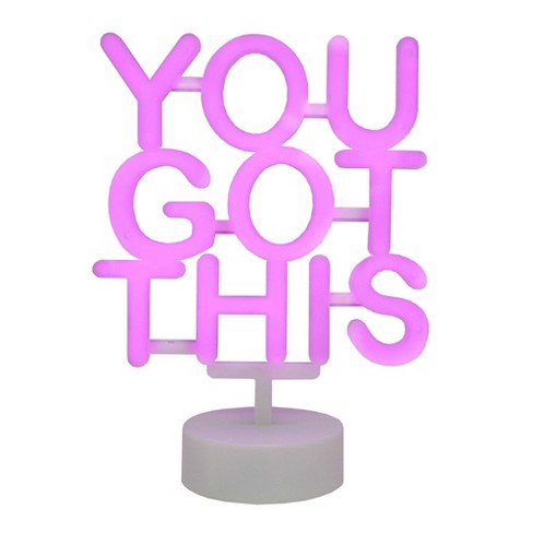 you Got This' Led Sign Neon Pink Target