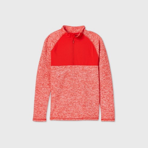 Boys Fleece 1 4 Zip Pullover Sweatshirt All In Motion Target